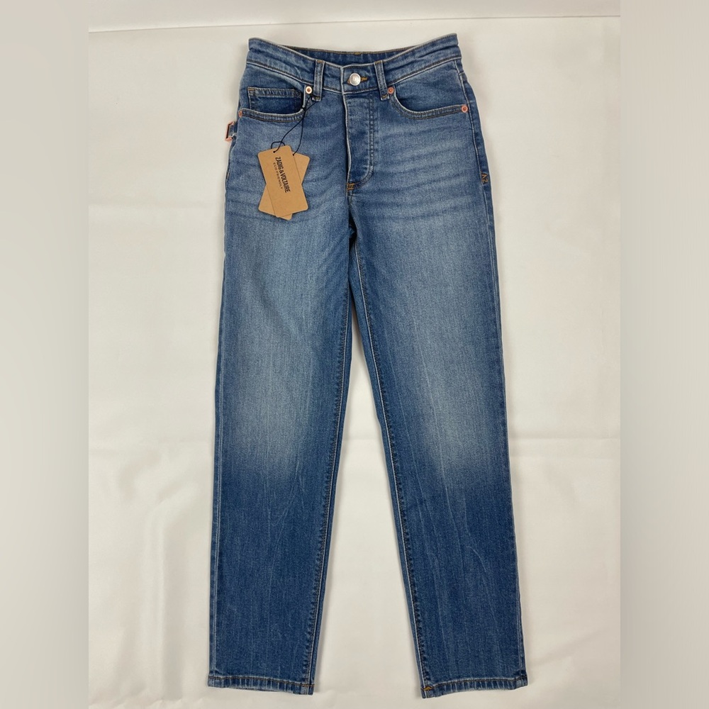 Brand New Zadig& Voltaire Mamma Denim Eco size 24, Light Blue